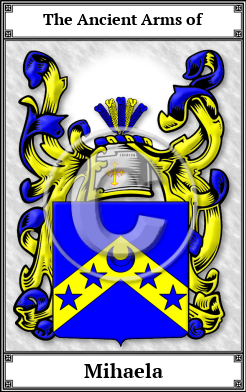 Mihaela Family Crest Download (JPG)  Book Plated - 150 DPI