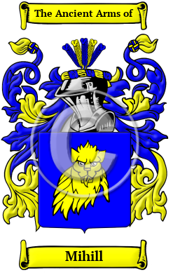 Mihill Family Crest Download (JPG) Heritage Series - 600 DPI