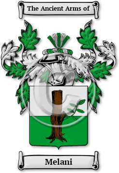 Melani Family Crest Download (jpg) Legacy Series - 150 DPI