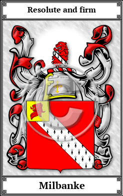 Milbanke Family Crest Download (JPG)  Book Plated - 150 DPI