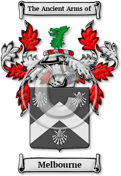 Melbourne Family Crest Download (jpg) Legacy Series - 150 DPI