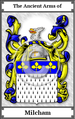 Milcham Family Crest Download (JPG)  Book Plated - 150 DPI