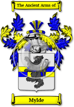 Mylde Family Crest Download (jpg) Legacy Series - 150 DPI