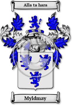 Myldmay Family Crest Download (jpg) Legacy Series - 150 DPI