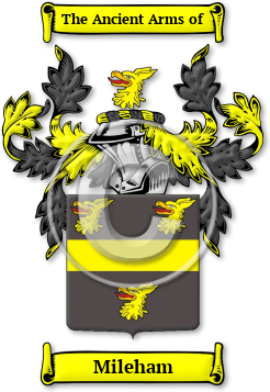 Mileham Family Crest Download (jpg) Legacy Series - 150 DPI