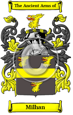 Milhan Family Crest/Coat of Arms