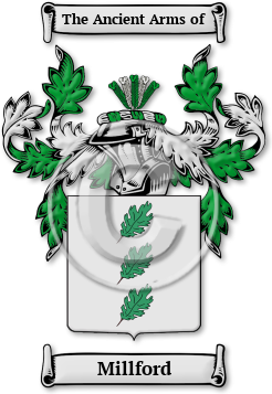 Millford Family Crest Download (jpg) Legacy Series - 150 DPI