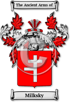 Milksky Family Crest Download (jpg) Legacy Series - 150 DPI