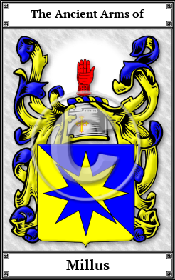 Millus Family Crest Download (JPG)  Book Plated - 150 DPI