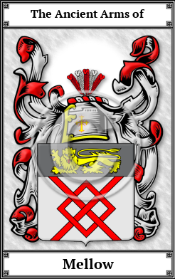 Mellow Family Crest Download (JPG)  Book Plated - 150 DPI