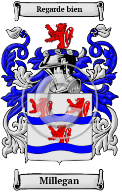 Millegan Family Crest/Coat of Arms