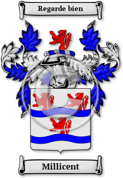 Millicent Family Crest Download (JPG) Legacy Series - 600 DPI