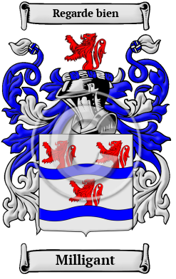 Milligant Family Crest Download (JPG) Heritage Series - 300 DPI