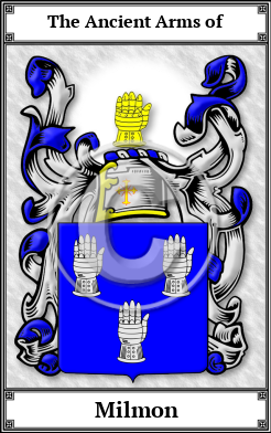 Milmon Family Crest Download (JPG)  Book Plated - 150 DPI