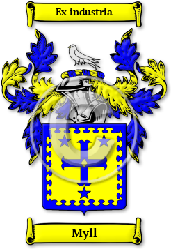 Myll Family Crest Download (JPG) Legacy Series - 600 DPI