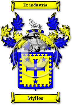 Mylles Family Crest Download (jpg) Legacy Series - 150 DPI