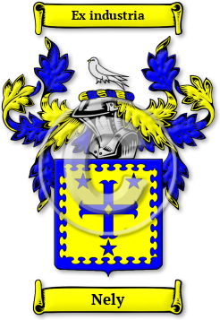 Nely Family Crest Download (JPG) Legacy Series - 600 DPI