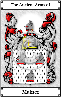 Malner Family Crest Download (JPG)  Book Plated - 150 DPI