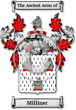 Milliner Family Crest Download (jpg) Legacy Series - 150 DPI