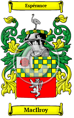 MacIlroy Family Crest Download (JPG) Heritage Series - 600 DPI