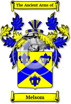 Melsom Family Crest Download (JPG) Legacy Series - 600 DPI