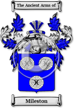 Mileston Family Crest Download (jpg) Legacy Series - 150 DPI