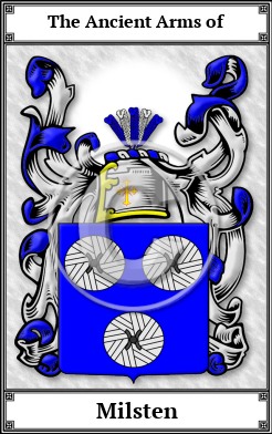 Milsten Family Crest Download (JPG) Book Plated - 600 DPI