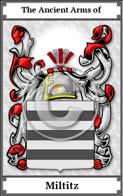 Miltitz Family Crest Download (JPG)  Book Plated - 150 DPI