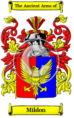 Mildon Family Crest Download (JPG) Heritage Series - 600 DPI