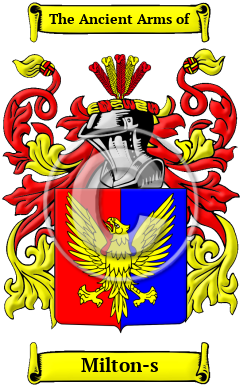 Milton-s Family Crest Download (JPG) Heritage Series - 300 DPI