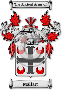 Mallart Family Crest Download (jpg) Legacy Series - 150 DPI