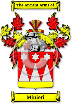Minieri Family Crest Download (JPG) Legacy Series - 600 DPI