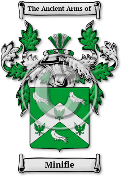 Minifie Family Crest Download (jpg) Legacy Series - 150 DPI