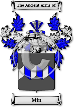 Min Family Crest Download (jpg) Legacy Series - 150 DPI