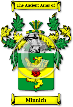 Minnich Family Crest Download (JPG) Legacy Series - 600 DPI