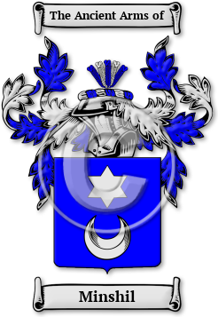Minshil Family Crest Download (jpg) Legacy Series - 150 DPI