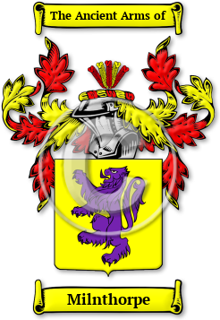 Milnthorpe Family Crest Download (jpg) Legacy Series - 150 DPI