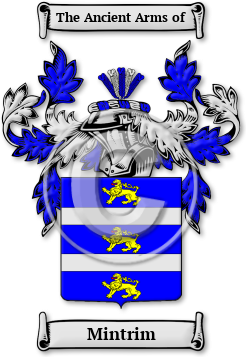 Mintrim Family Crest Download (jpg) Legacy Series - 150 DPI