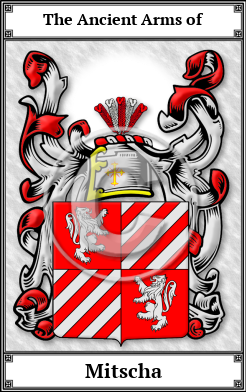 Mitscha Family Crest Download (JPG)  Book Plated - 150 DPI