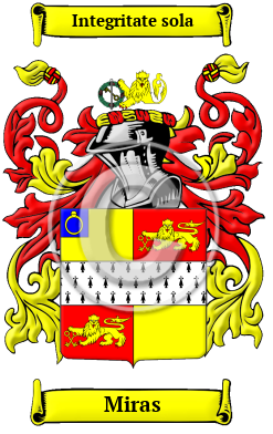 Miras Family Crest/Coat of Arms