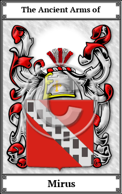 Mirus Family Crest Download (JPG)  Book Plated - 150 DPI