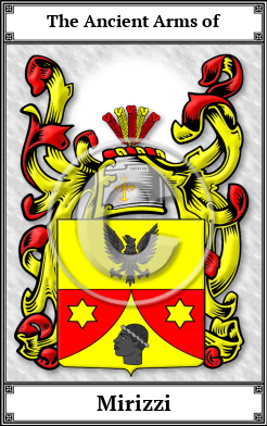 Mirizzi Family Crest Download (JPG) Book Plated - 600 DPI