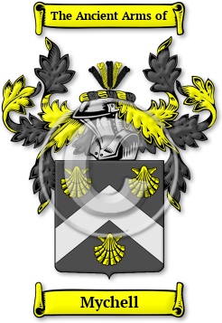 Mychell Family Crest Download (JPG) Legacy Series - 600 DPI
