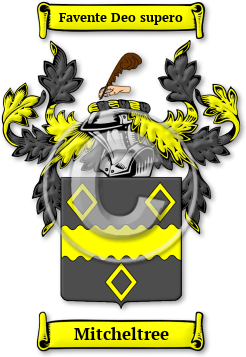 Mitcheltree Family Crest Download (jpg) Legacy Series - 150 DPI