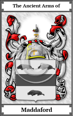 Maddaford Family Crest Download (JPG)  Book Plated - 150 DPI