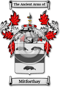 Mitforthay Family Crest Download (JPG) Legacy Series - 600 DPI