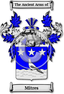 Mitres Family Crest Download (jpg) Legacy Series - 150 DPI