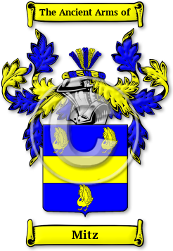 Mitz Family Crest Download (JPG) Legacy Series - 600 DPI