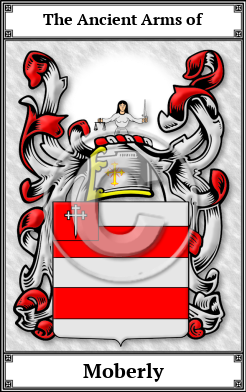 Moberly Family Crest Download (JPG) Book Plated - 600 DPI