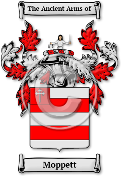 Moppett Family Crest Download (jpg) Legacy Series - 150 DPI